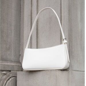 OAK + FORT White Minimal Shoulder Bag